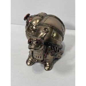 NEW Veronese Design Steampunk Snail Figurine Bronze Studio Collection w/ Box